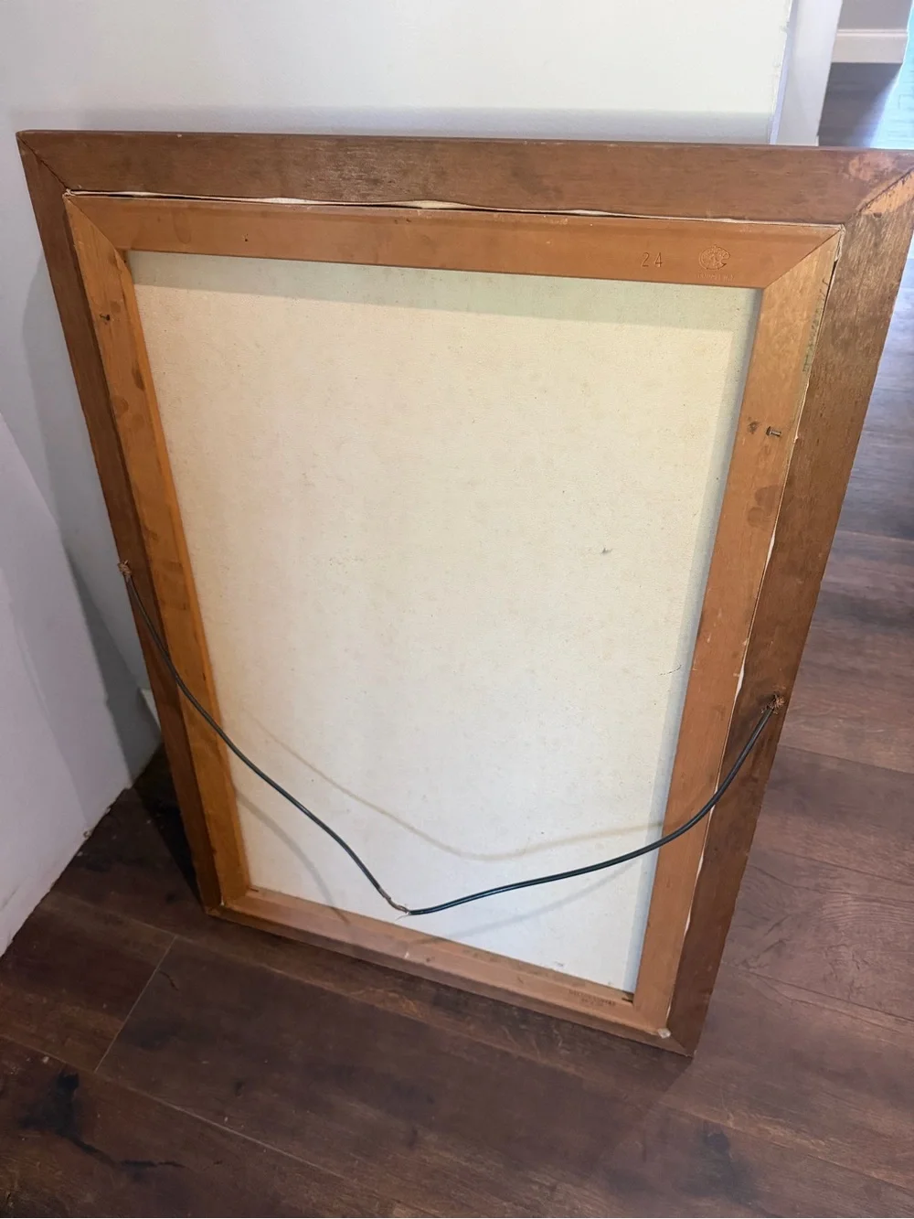 Mid century Oil Painting of a Woman in Green Turtleneck, 1960-70, 39 1/2